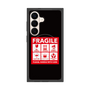 プレミアムスクエアケース with SnapMag［ FRAGILE Sticker - Black ］