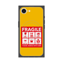 プレミアムスクエアケース with SnapMag［ FRAGILE Sticker - Yellow ］