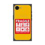 プレミアムスクエアケース with SnapMag［ FRAGILE Sticker - Yellow ］