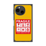 プレミアムスクエアケース with SnapMag［ FRAGILE Sticker - Yellow ］