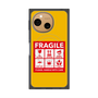 プレミアムスクエアケース with SnapMag［ FRAGILE Sticker - Yellow ］