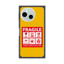 プレミアムスクエアケース with SnapMag［ FRAGILE Sticker - Yellow ］