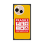 プレミアムスクエアケース with SnapMag［ FRAGILE Sticker - Yellow ］