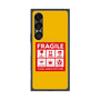 プレミアムスクエアケース with SnapMag［ FRAGILE Sticker - Yellow ］