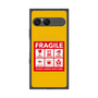 プレミアムスクエアケース with SnapMag［ FRAGILE Sticker - Yellow ］