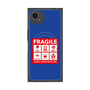 プレミアムスクエアケース with SnapMag［ FRAGILE Sticker - Blue ］