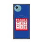 プレミアムスクエアケース with SnapMag［ FRAGILE Sticker - Blue ］