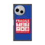 プレミアムスクエアケース with SnapMag［ FRAGILE Sticker - Blue ］