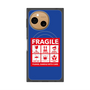 プレミアムスクエアケース with SnapMag［ FRAGILE Sticker - Blue ］