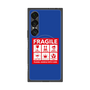 プレミアムスクエアケース with SnapMag［ FRAGILE Sticker - Blue ］