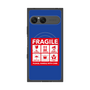 プレミアムスクエアケース with SnapMag［ FRAGILE Sticker - Blue ］