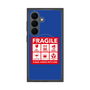 プレミアムスクエアケース with SnapMag［ FRAGILE Sticker - Blue ］
