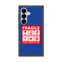 プレミアムスクエアケース with SnapMag［ FRAGILE Sticker - Blue ］