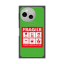 プレミアムスクエアケース with SnapMag［ FRAGILE Sticker - Green ］