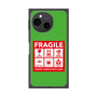 プレミアムスクエアケース with SnapMag［ FRAGILE Sticker - Green ］