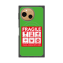 プレミアムスクエアケース with SnapMag［ FRAGILE Sticker - Green ］