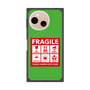 プレミアムスクエアケース with SnapMag［ FRAGILE Sticker - Green ］
