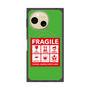 プレミアムスクエアケース with SnapMag［ FRAGILE Sticker - Green ］