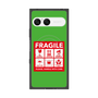 プレミアムスクエアケース with SnapMag［ FRAGILE Sticker - Green ］