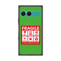 プレミアムスクエアケース with SnapMag［ FRAGILE Sticker - Green ］
