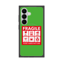 プレミアムスクエアケース with SnapMag［ FRAGILE Sticker - Green ］