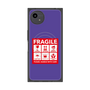 プレミアムスクエアケース with SnapMag［ FRAGILE Sticker - Purple ］