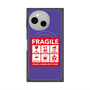 プレミアムスクエアケース with SnapMag［ FRAGILE Sticker - Purple ］