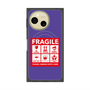 プレミアムスクエアケース with SnapMag［ FRAGILE Sticker - Purple ］