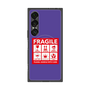 プレミアムスクエアケース with SnapMag［ FRAGILE Sticker - Purple ］