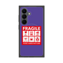プレミアムスクエアケース with SnapMag［ FRAGILE Sticker - Purple ］