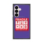 プレミアムスクエアケース with SnapMag［ FRAGILE Sticker - Purple ］