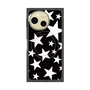 プレミアムスクエアケース with SnapMag［ Stars - Black ］