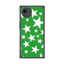プレミアムスクエアケース with SnapMag［ Stars - Green ］