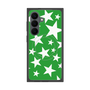 プレミアムスクエアケース with SnapMag［ Stars - Green ］