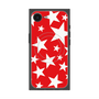 プレミアムスクエアケース with SnapMag［ Stars - Red ］