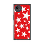 プレミアムスクエアケース with SnapMag［ Stars - Red ］