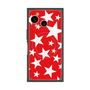 プレミアムスクエアケース with SnapMag［ Stars - Red ］