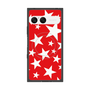 プレミアムスクエアケース with SnapMag［ Stars - Red ］