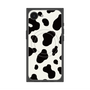 プレミアムスクエアケース with SnapMag［ Cow - White ］