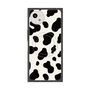 プレミアムスクエアケース with SnapMag［ Cow - White ］