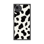 プレミアムスクエアケース with SnapMag［ Cow - White ］