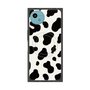 プレミアムスクエアケース with SnapMag［ Cow - White ］