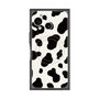 プレミアムスクエアケース with SnapMag［ Cow - White ］