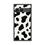 プレミアムスクエアケース with SnapMag［ Cow - White ］