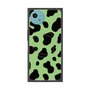 プレミアムスクエアケース with SnapMag［ Cow - Green ］
