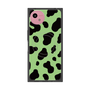 プレミアムスクエアケース with SnapMag［ Cow - Green ］