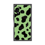 プレミアムスクエアケース with SnapMag［ Cow - Green ］