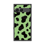 プレミアムスクエアケース with SnapMag［ Cow - Green ］