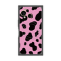 プレミアムスクエアケース with SnapMag［ Cow - Pink ］