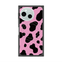プレミアムスクエアケース with SnapMag［ Cow - Pink ］